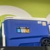 Igloo 38 QT. Hard-Sided Ice Chest Cooler with Wheels, Blue