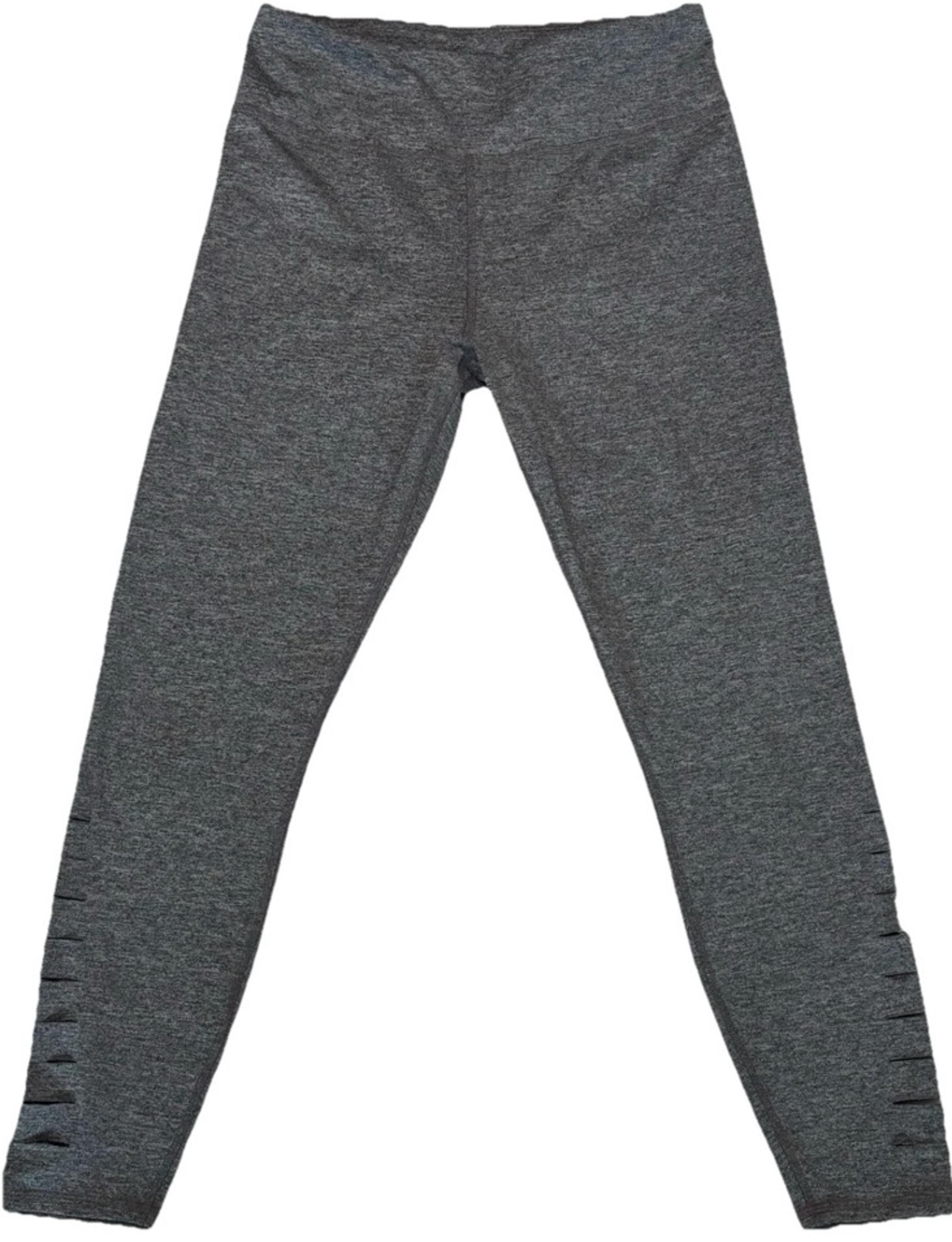 Y2k Abercrombie & Fitch Grey Retro Cutout Slit Grunge Leggings CasulPreppy WMN M