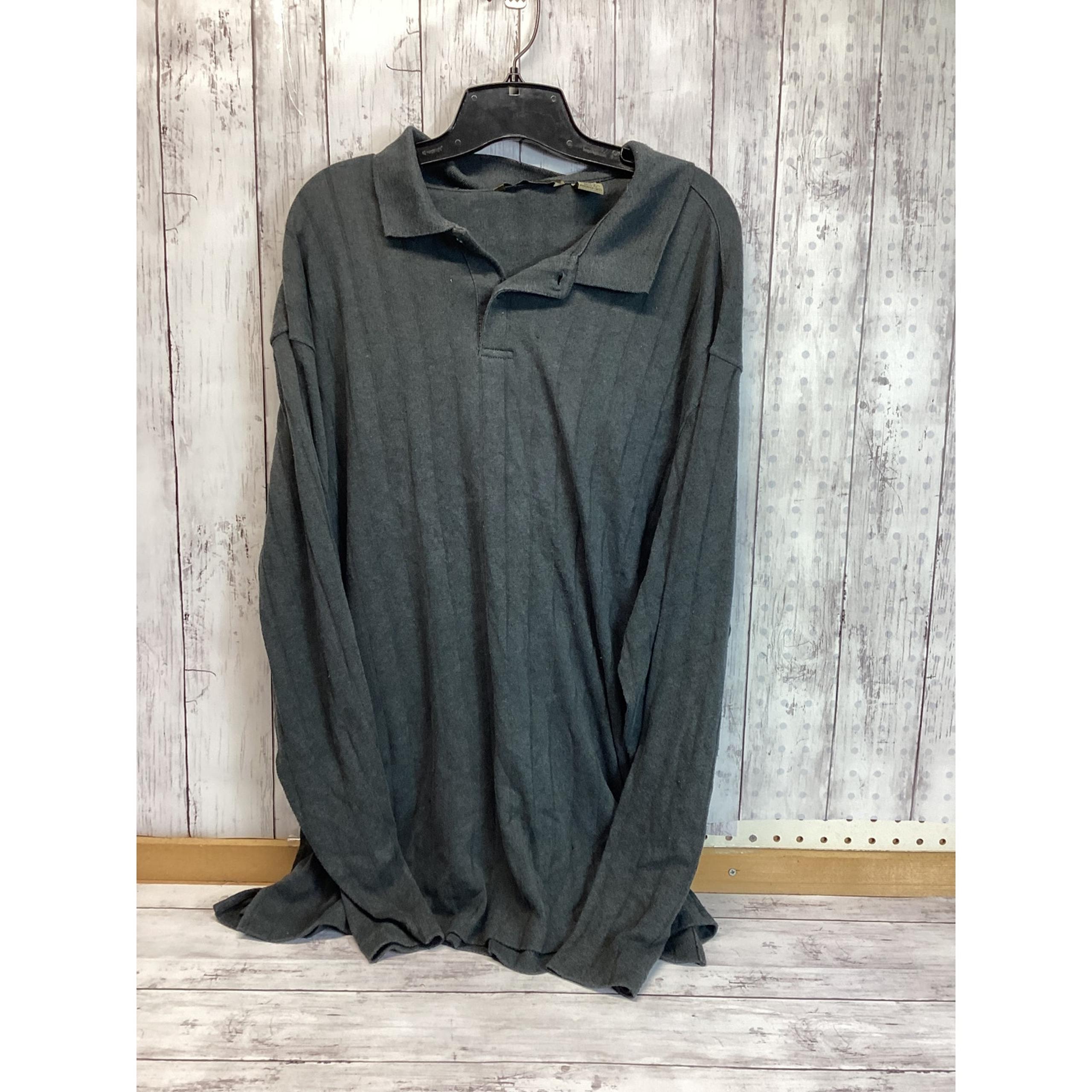 Axist Men Skin Long-Sleeve Shirt Size Color Gray XXL