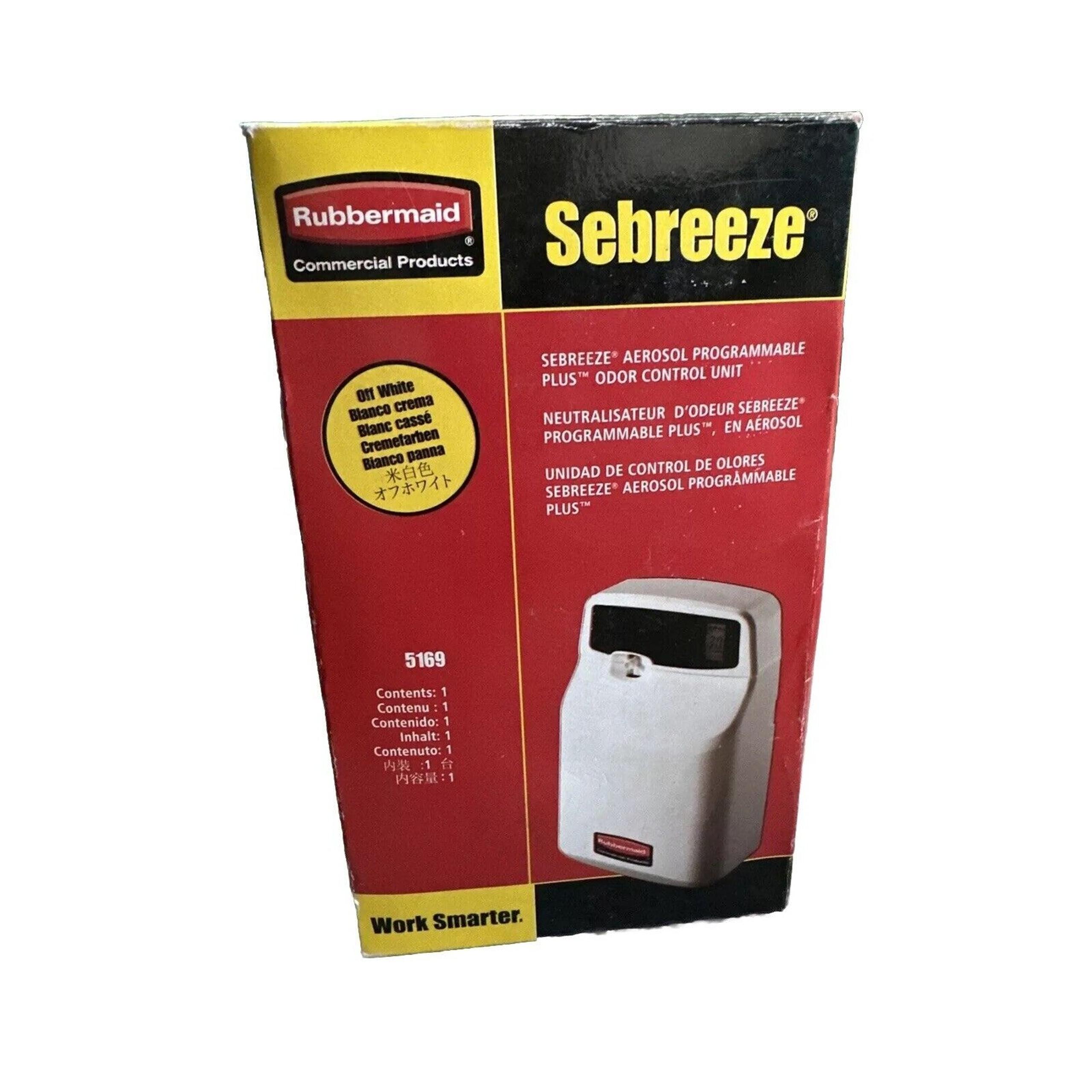 Rubbermaid Commercial 5137 Sebreeze Aerosol Odor Control System New Air purifier