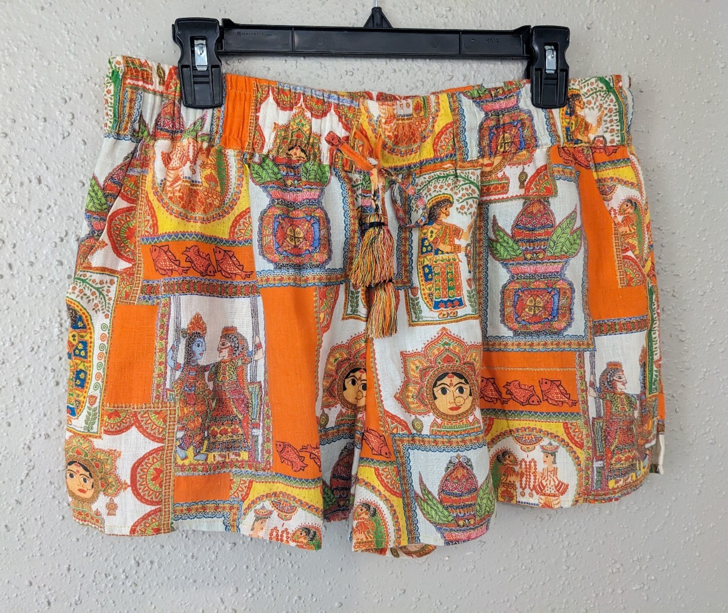 Calypso St Barth women's patterned linen shorts