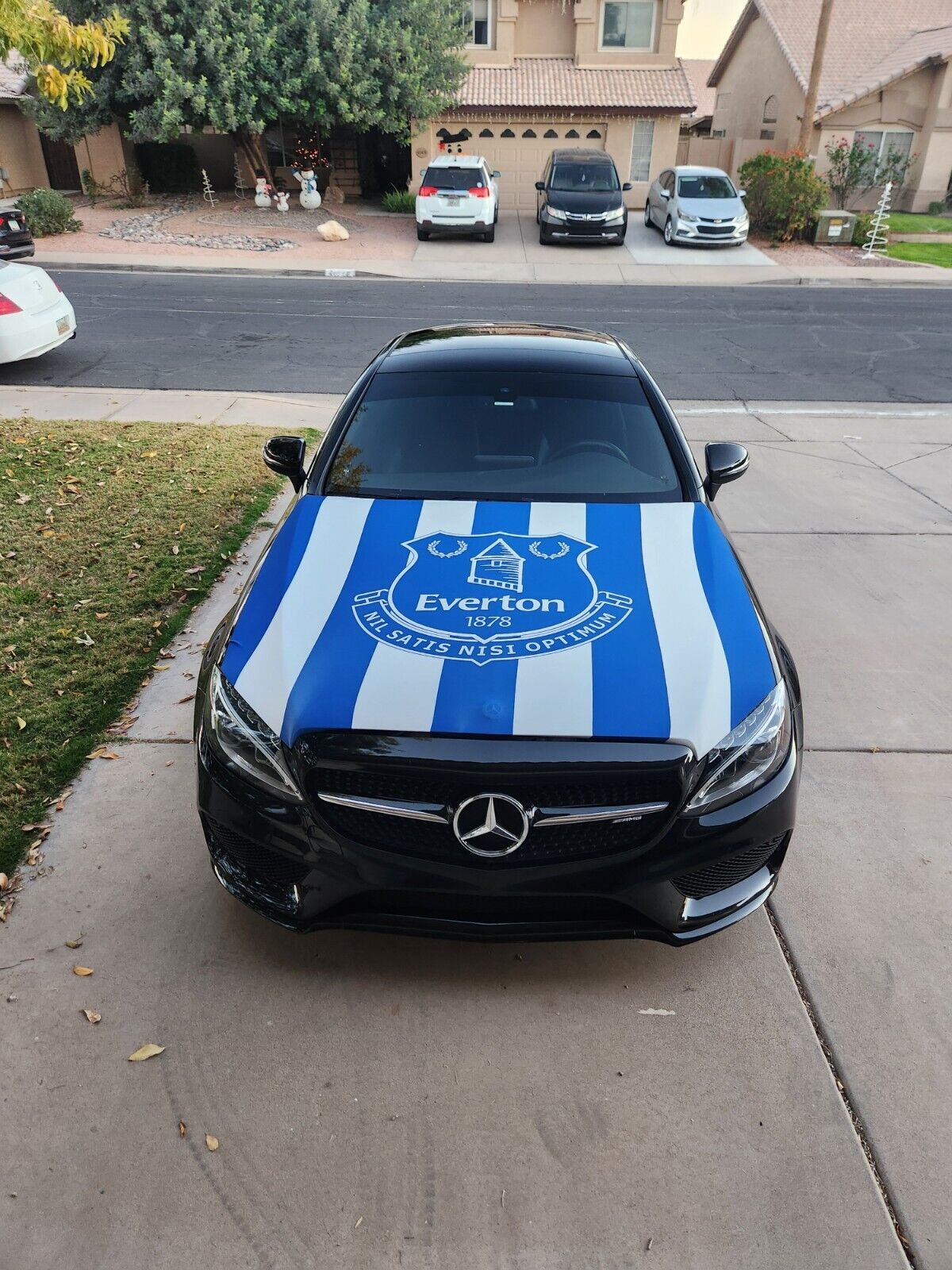 Everton Auto Hood Cover | Hood Flags | Soccer Flags 150x120cm