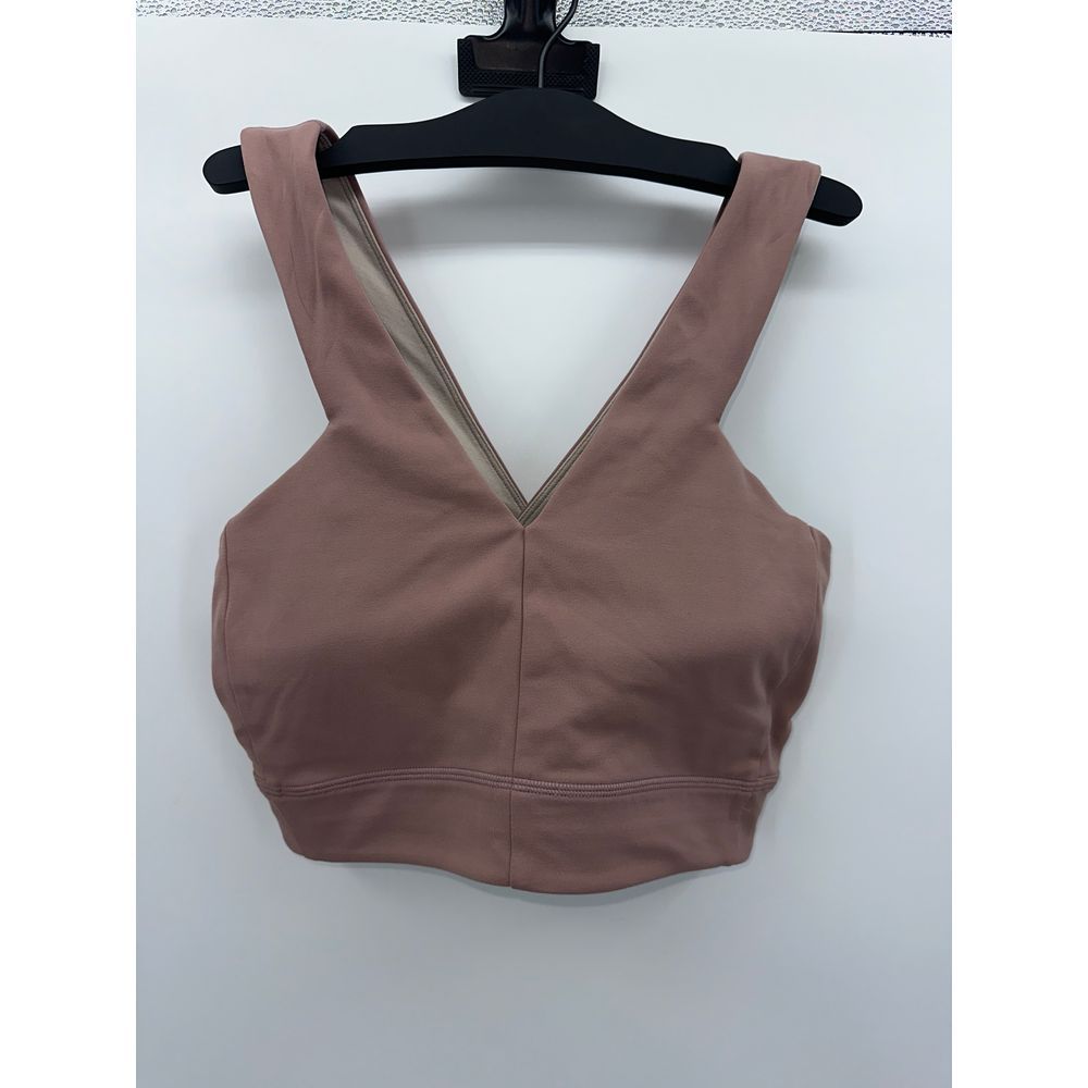 Lululemon Lab Nulu Cross-Back Yoga Bra in Twilight Rose Sz 14