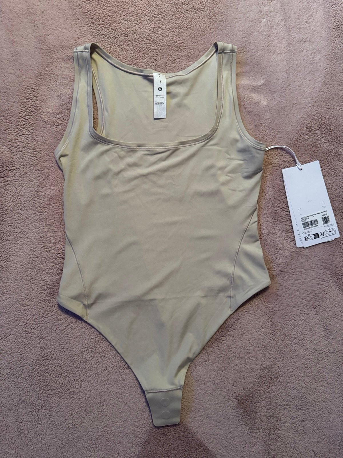 Lululemon wundermost square neck bodysuit