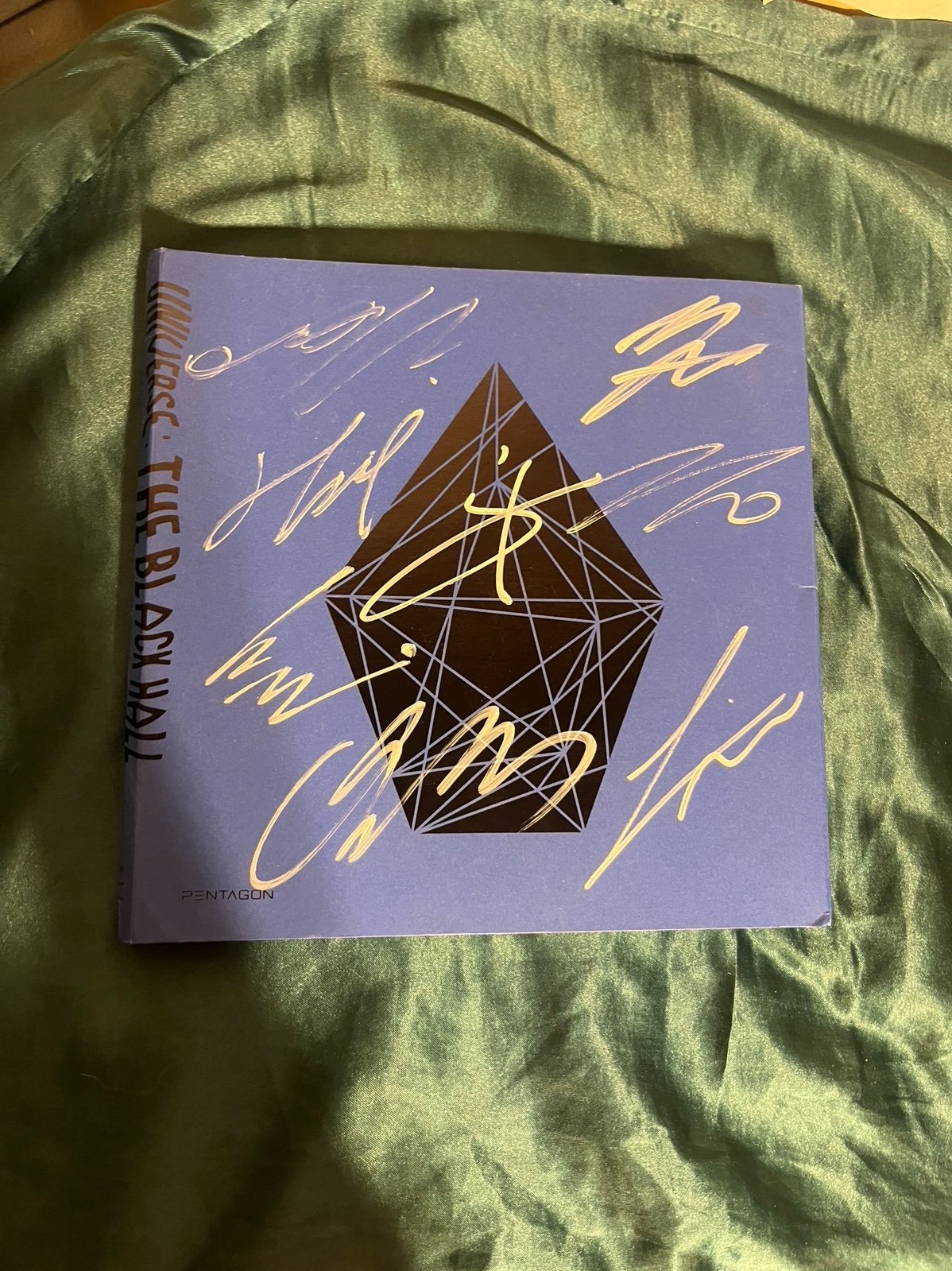 Pentagon signed promotional album the black hall