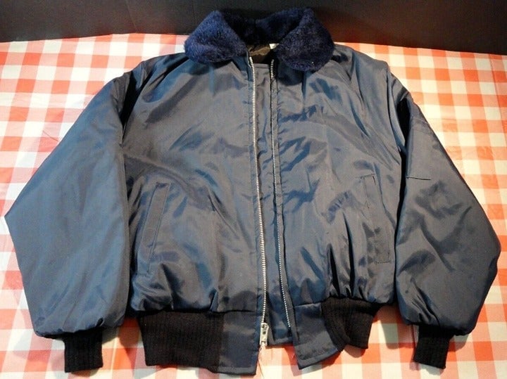 12 NEW 2025 MILITARY UNISEX BLUE FLIGHT AVIATOR BOMBER JACKET QUILTED SV 2647