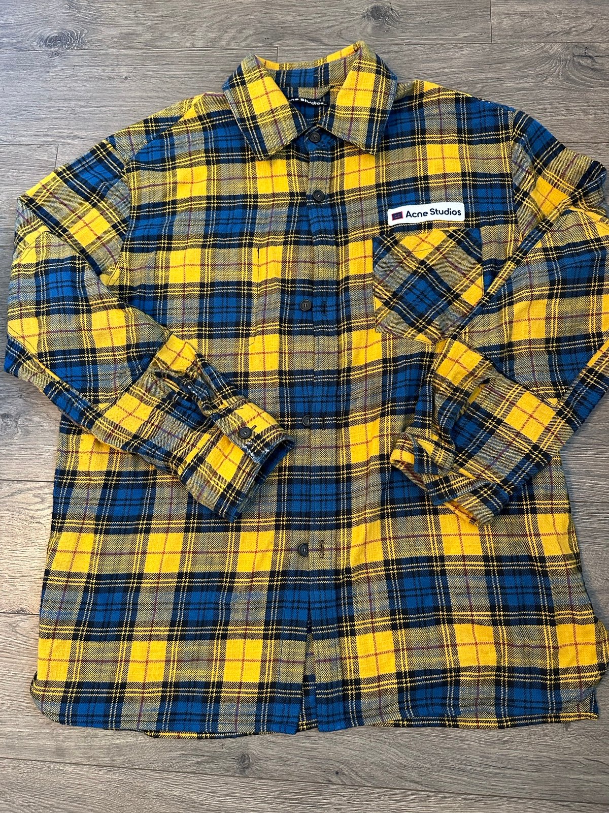 ACNE STUDIOS SALAK FLANNEL PC FACE SHIRT