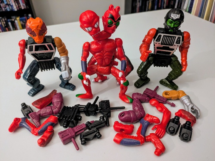 Masters of the Universe Vintage Modulok & Multi-Bot Action Figure Lot