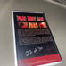 Dead body man 1 vhs - clamshell numbered edition red tape - out of print