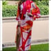 Frilled Sleeves Kaftan Cover Up