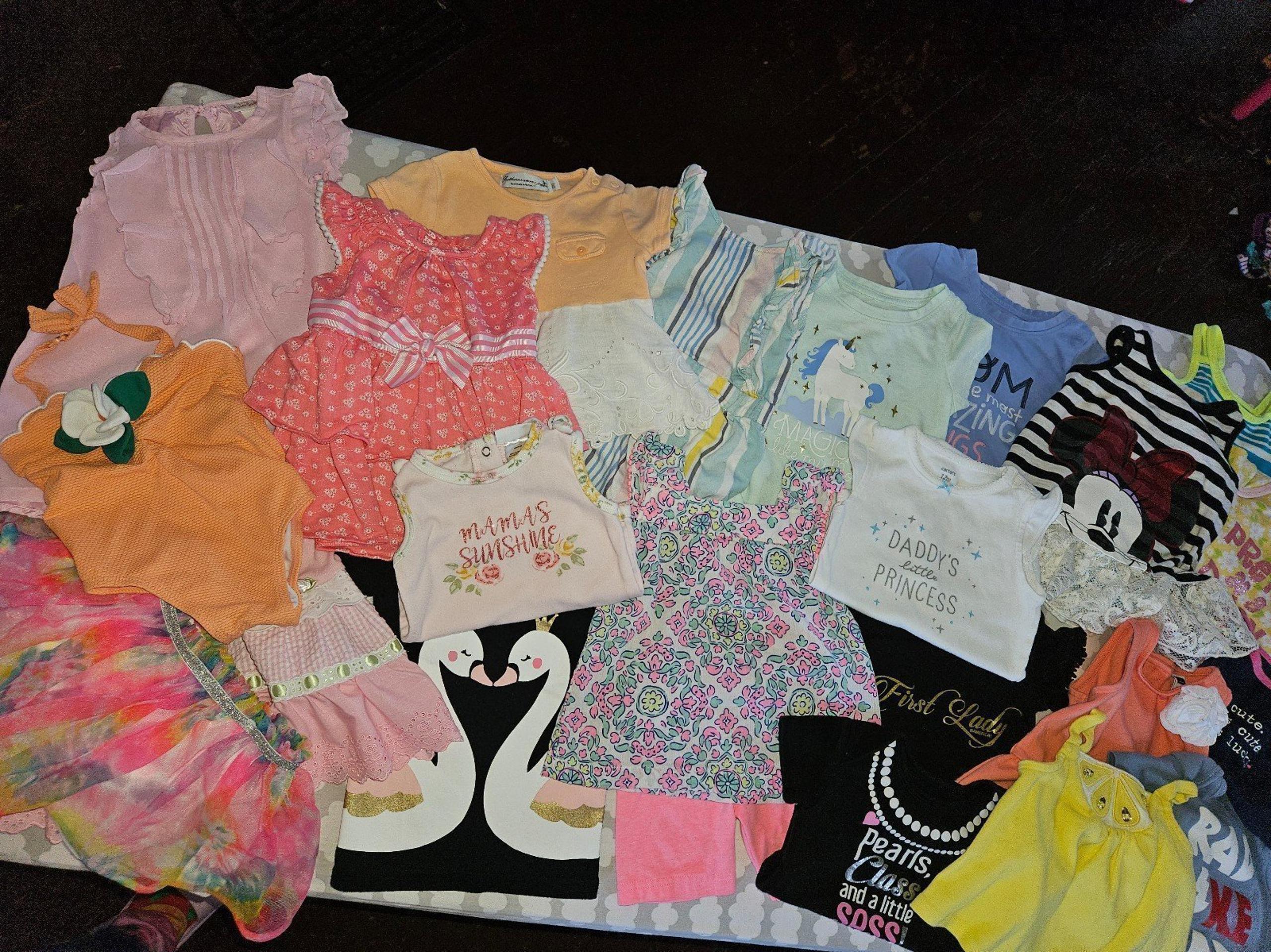 Babygirls 12-18months SUMMER CLOTHES BUNDLE 22PIECES!!!