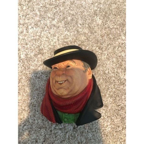 Vintage Bossons England 1964 Tony Weller Hand Painted Wall Decor Head Mount