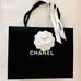 Chanel Medium bag w/ Camellia & Ribbon