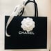 Chanel Medium bag w/ Camellia & Ribbon