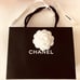 Chanel Medium bag w/ Camellia & Ribbon