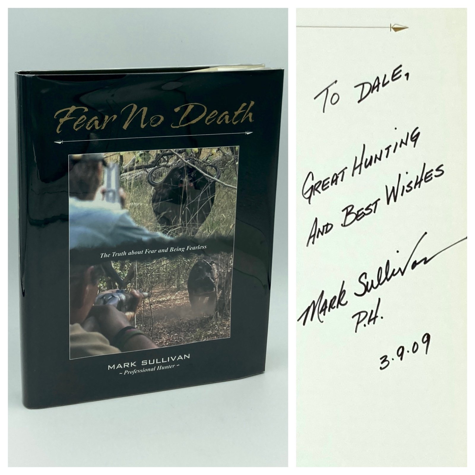 *Signed* Fear No Death - Mark Sullivan (1st edition 1st print HC) 2008