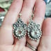 Sterling gemstone earrings