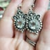 Sterling gemstone earrings