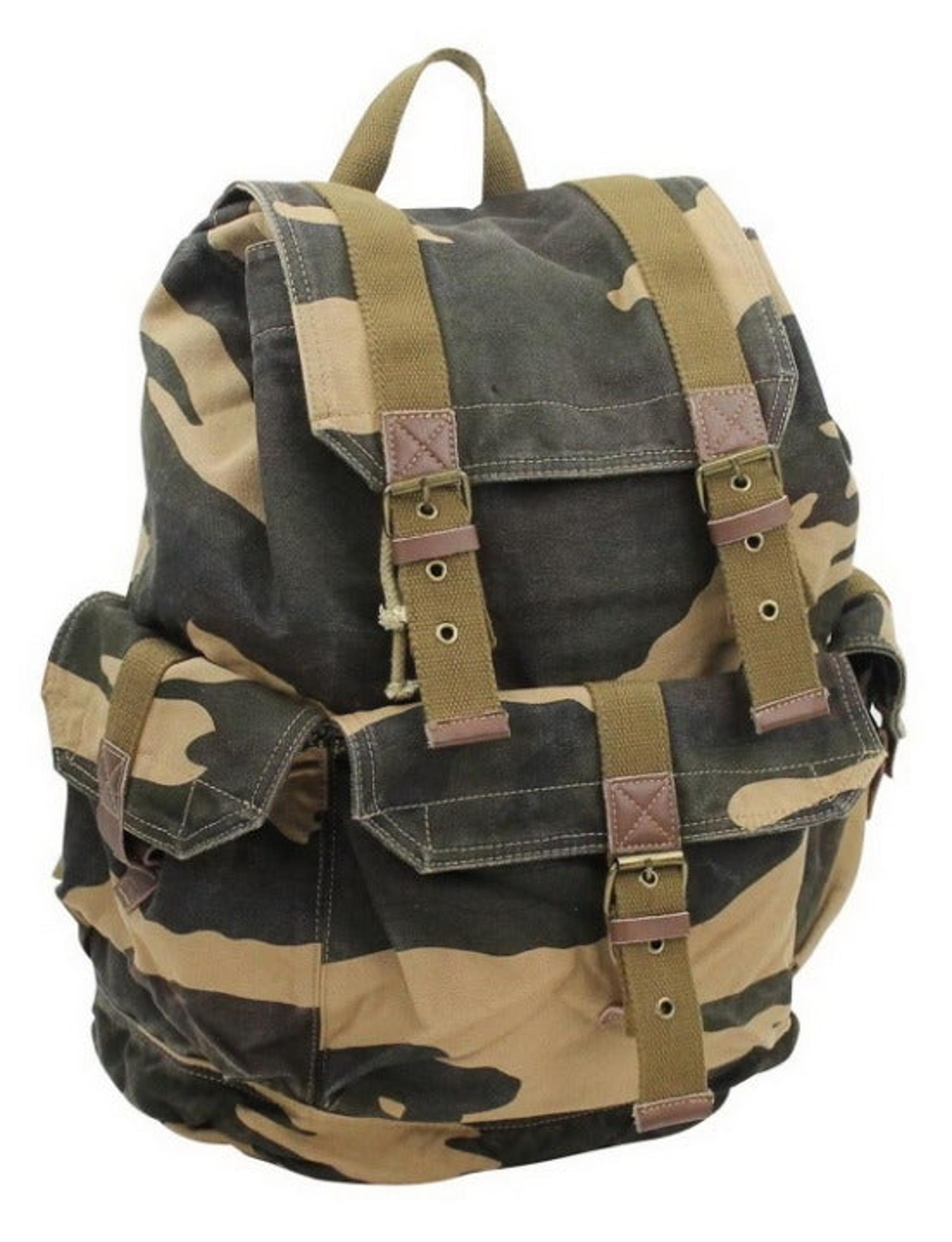 20" Sport Washed Canvas Backpack C04CAMO