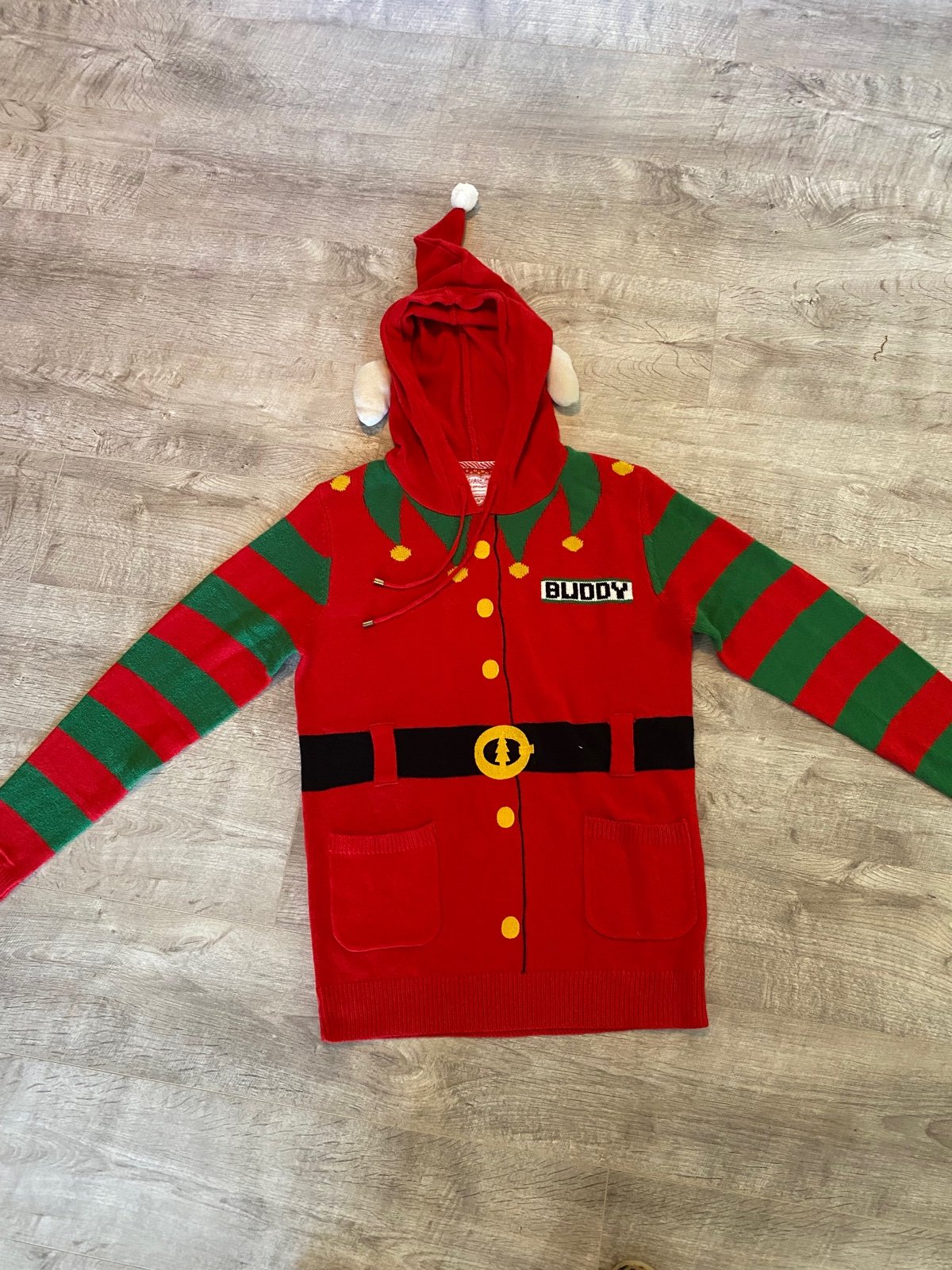 Runway Boulevard Christmas Sweater/Hoodie Woman’s size XL (can be unisex) Buddy