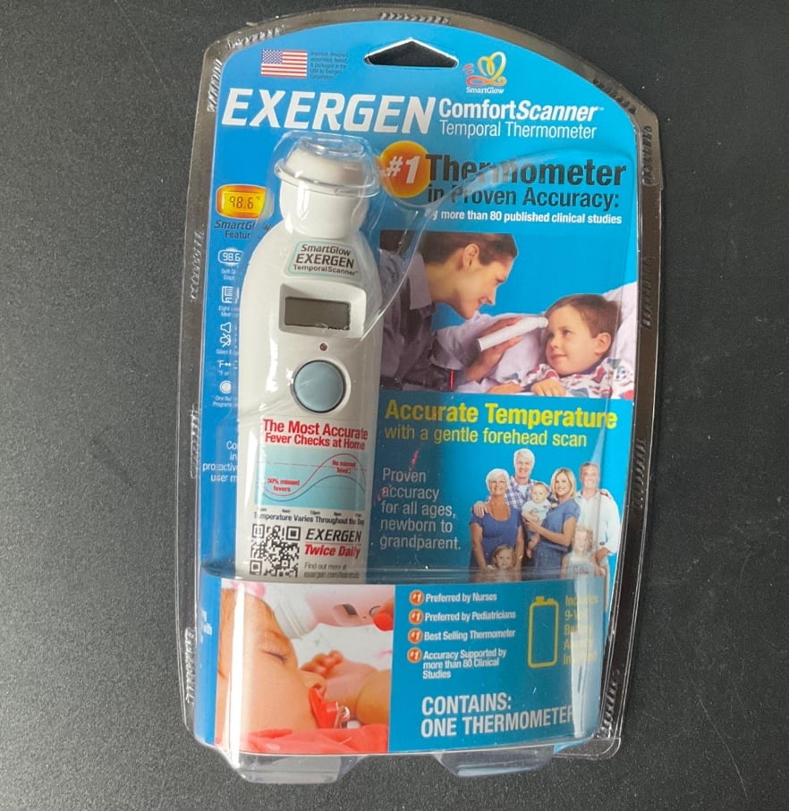 Exergen Comfort Scanner Temporal Thermometer
