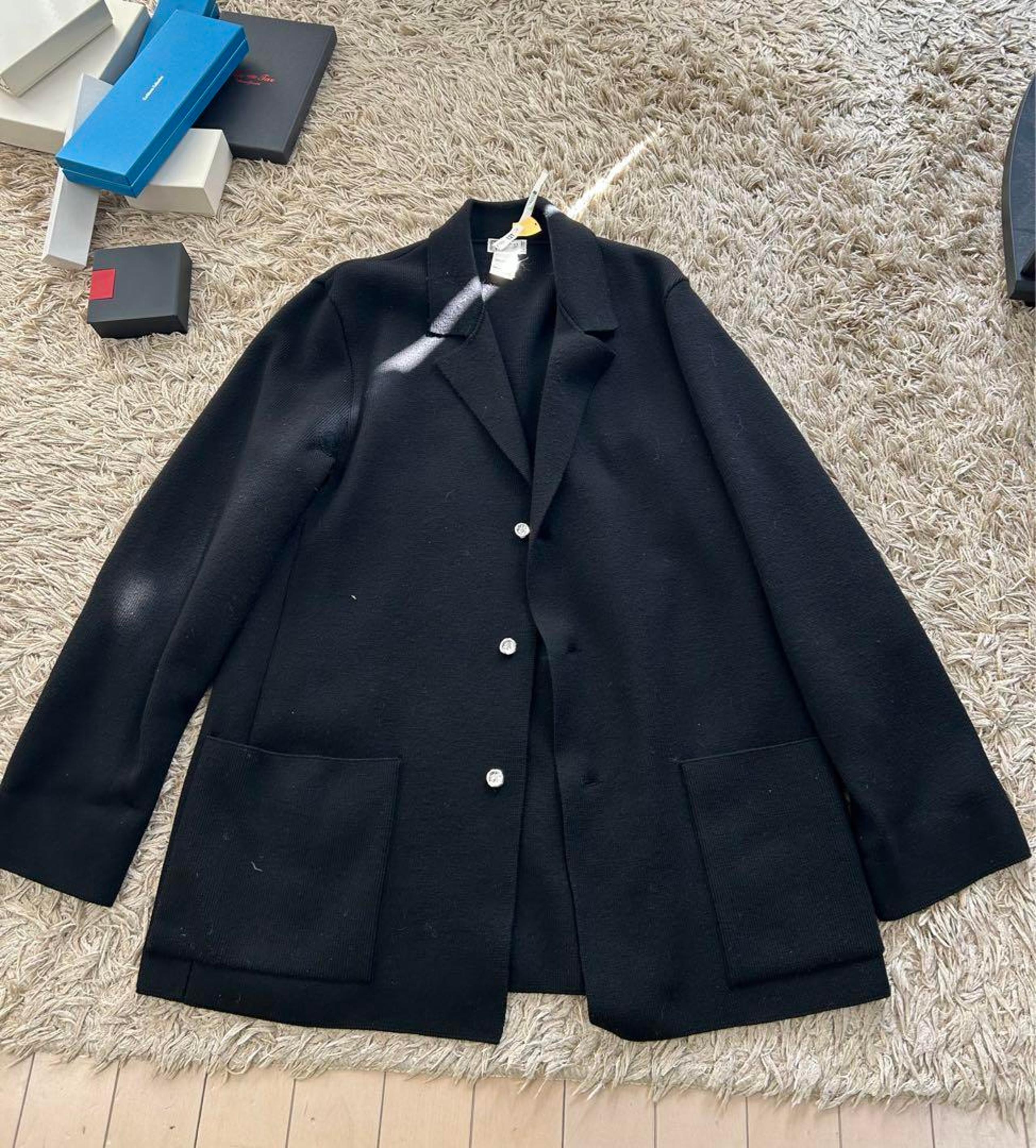 【Excellent Condition】 Versace Men's Knit Jacket