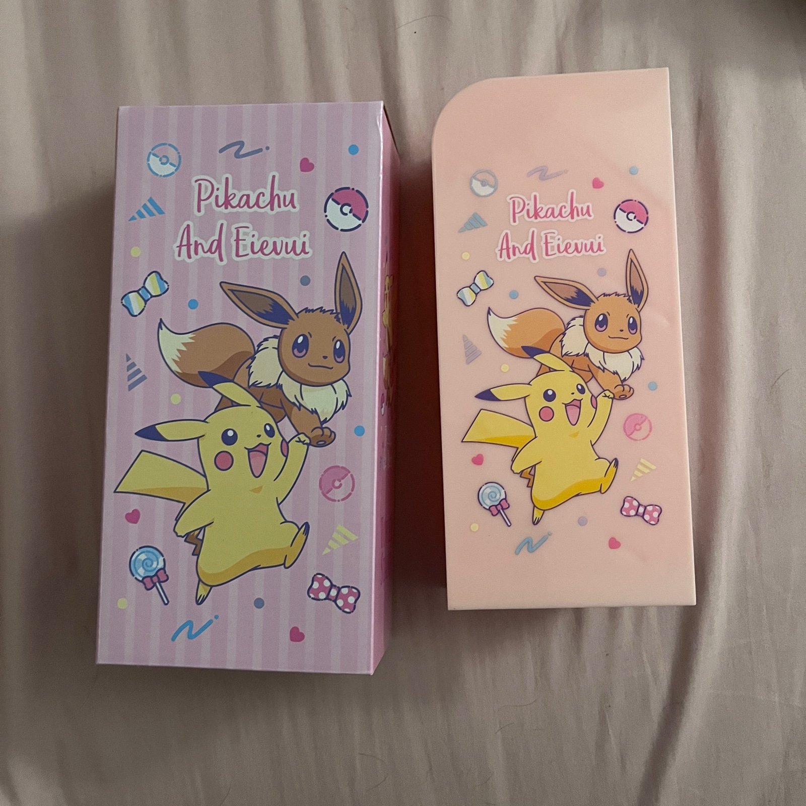 pikachu and eevee pencil stand