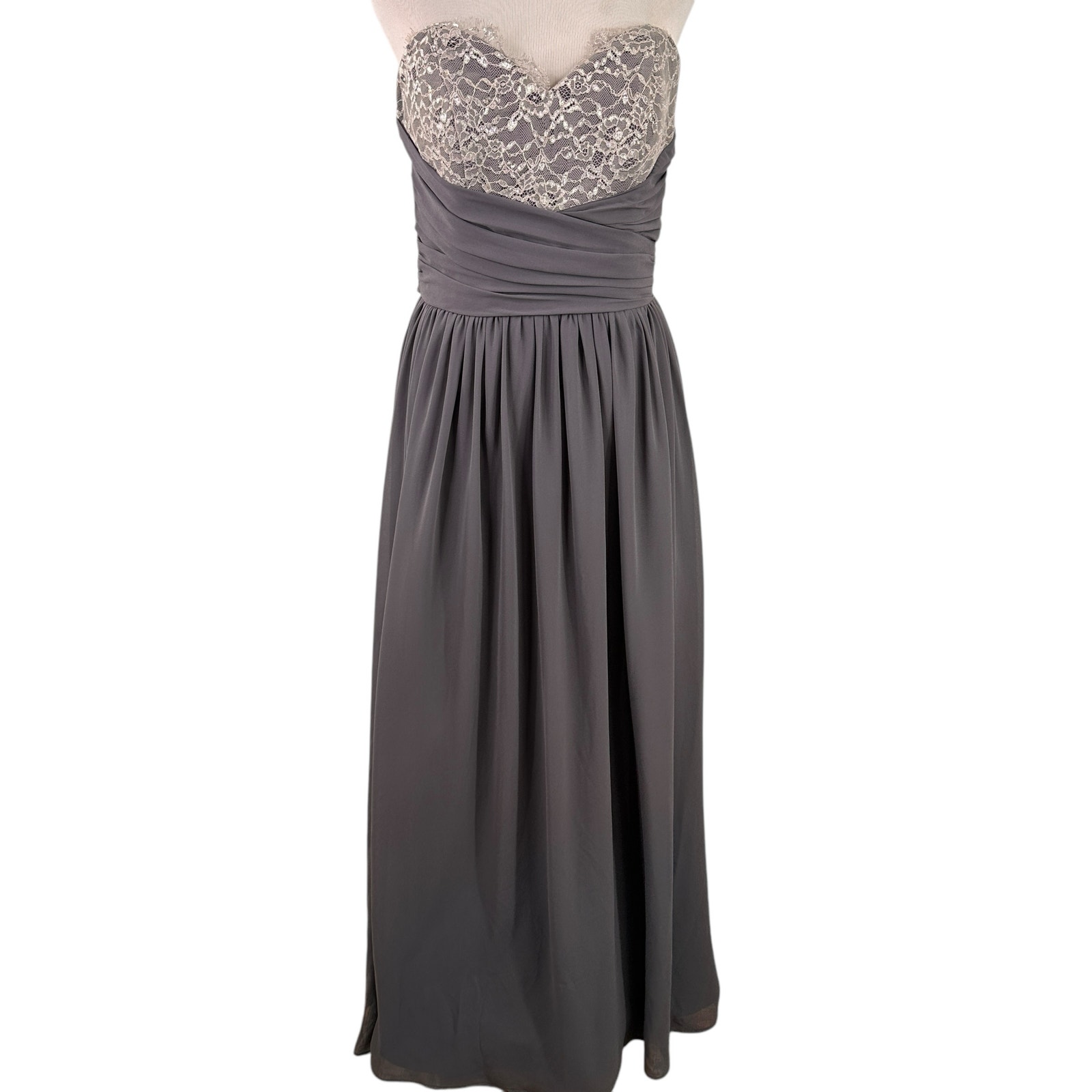 hayley paige strapless bridesmaid
