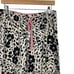 PJ Salvage Knit Leopard Pajama Pants in Black/White/Pink Size L