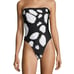 Norma Kamali One-Piece Bishop Bandeau Swimsuit Size XS