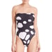 Norma Kamali One-Piece Bishop Bandeau Swimsuit Size XS