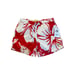 Duvin Design - Trouble In Paradise Swim Shorts in Red & Cream
