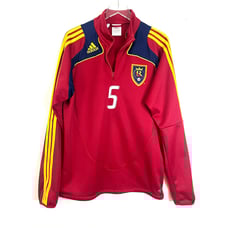 REAL Salt Lake #5 Kyle Beckerman Long Sleeve Jersey Adidas Size Large
