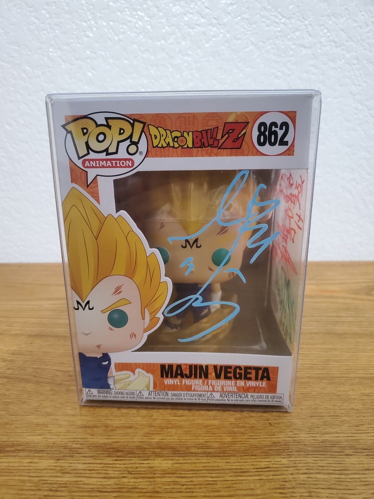 Majin vegeta triple signed by JVA and both EVA