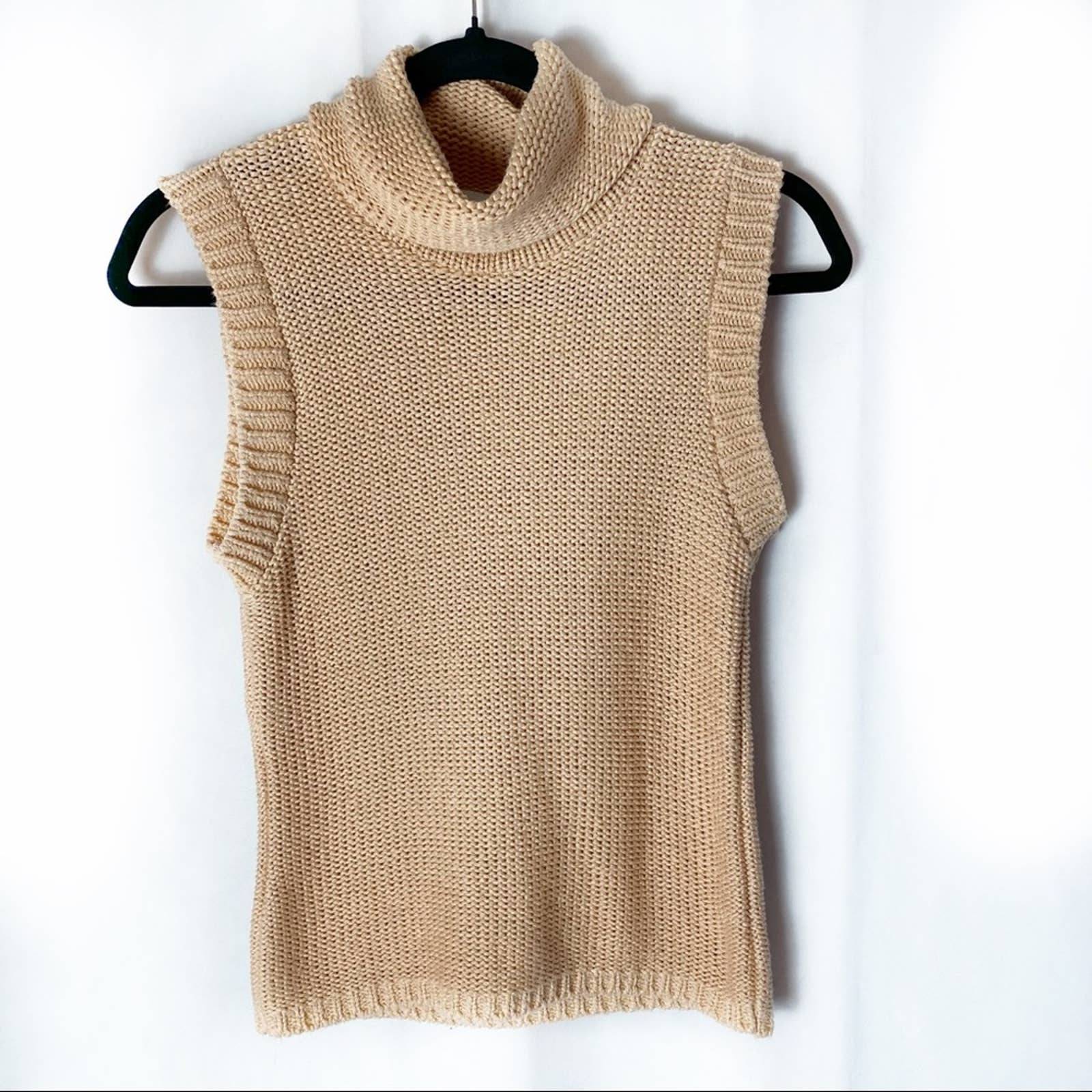 LA City Women's Blush Pink Sleeveless Sweater Size 2