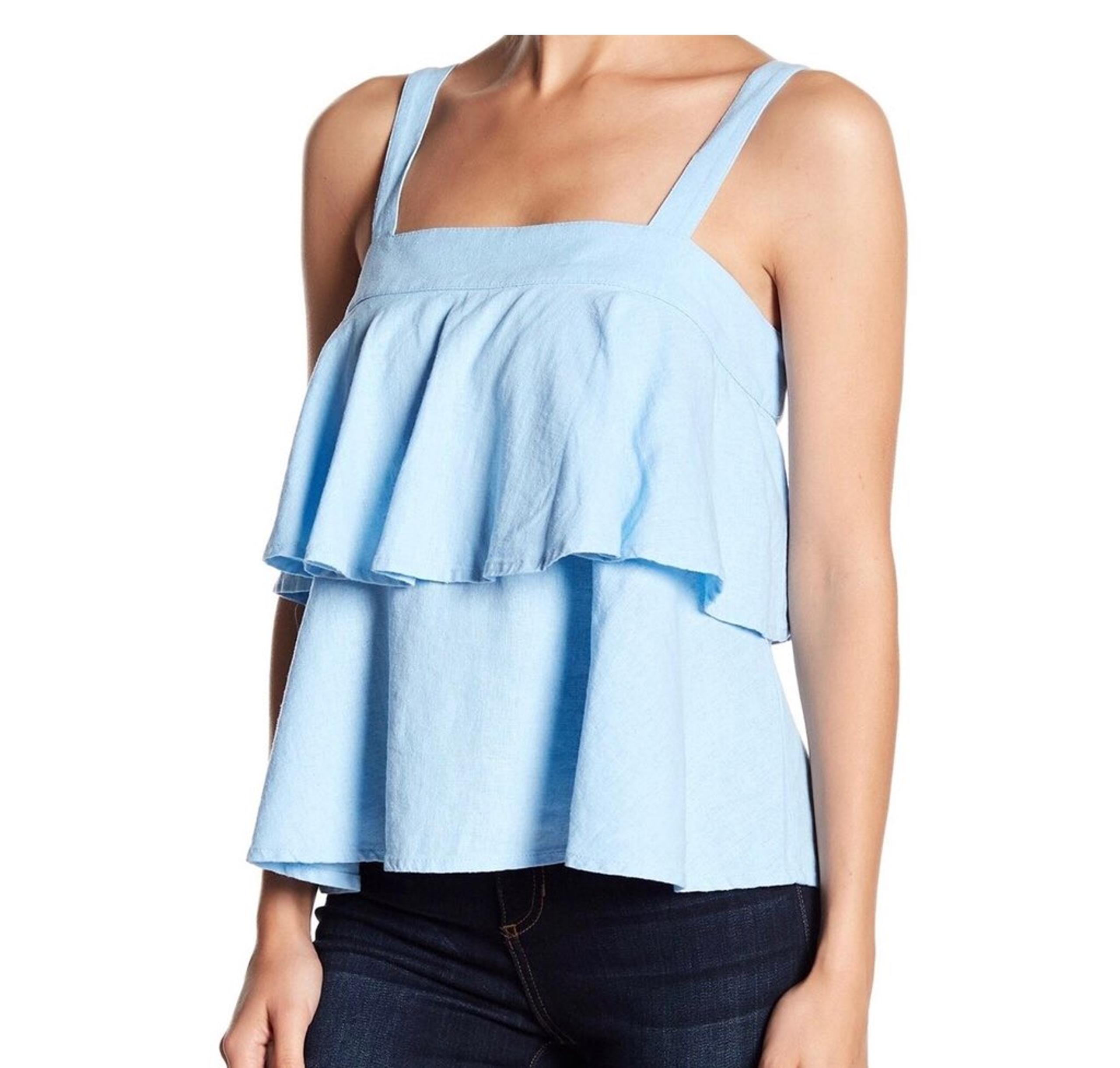 Abound Womens Tiered Sleeveless Tank XXL