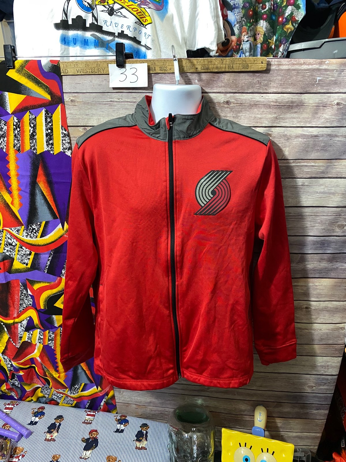 Portland Trailblazers Jacket Adult Large NBA Exclusive Collection Majestic