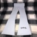 vs PINK flare leggings IN STERLING BLUE BLING SHINE LOGO IN SIZE LARGE