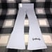 vs PINK flare leggings IN STERLING BLUE BLING SHINE LOGO IN SIZE LARGE