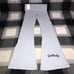 vs PINK flare leggings IN STERLING BLUE BLING SHINE LOGO IN SIZE LARGE