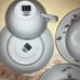 tea cups and saucers