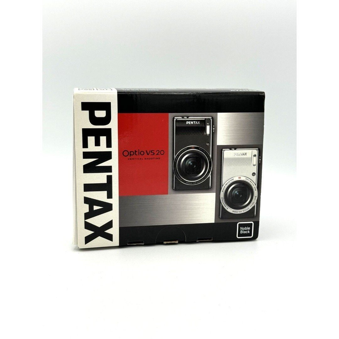 Pentax Optio VS20 16.0 MP Digital Camera Black Battery Charger USB New Open Box