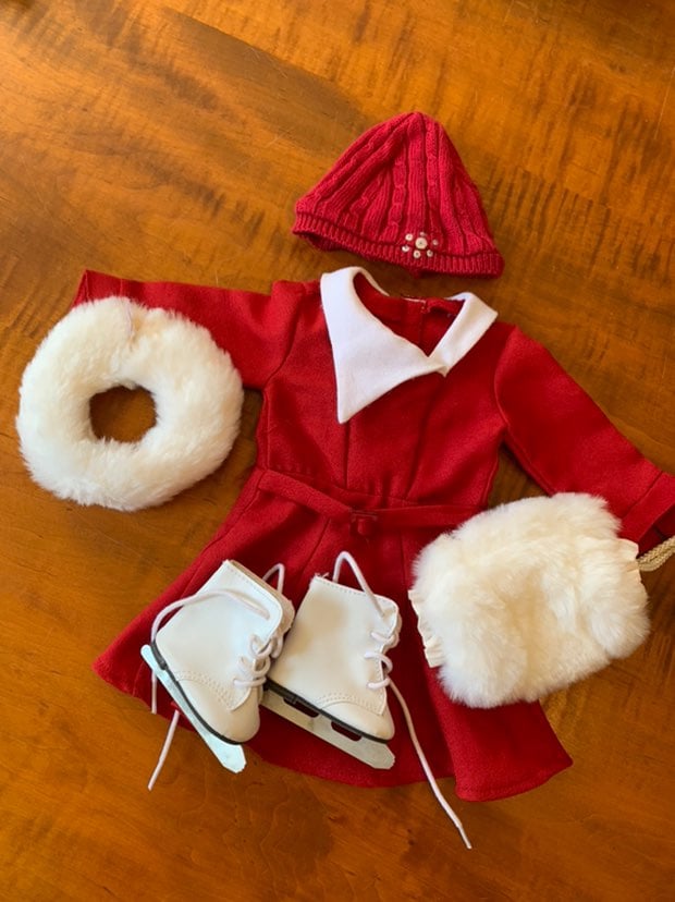 American Girl Skating Set