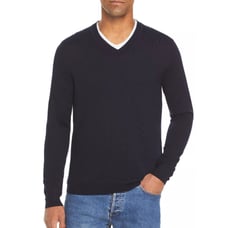 The Men's Store at Bloomingdale's V-Neck Wool Merino Sweater Medium