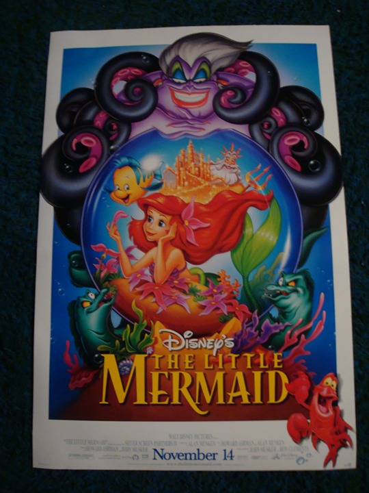 THE LITTLE MERMAID - WALT DISNEY MOVIE POSTER