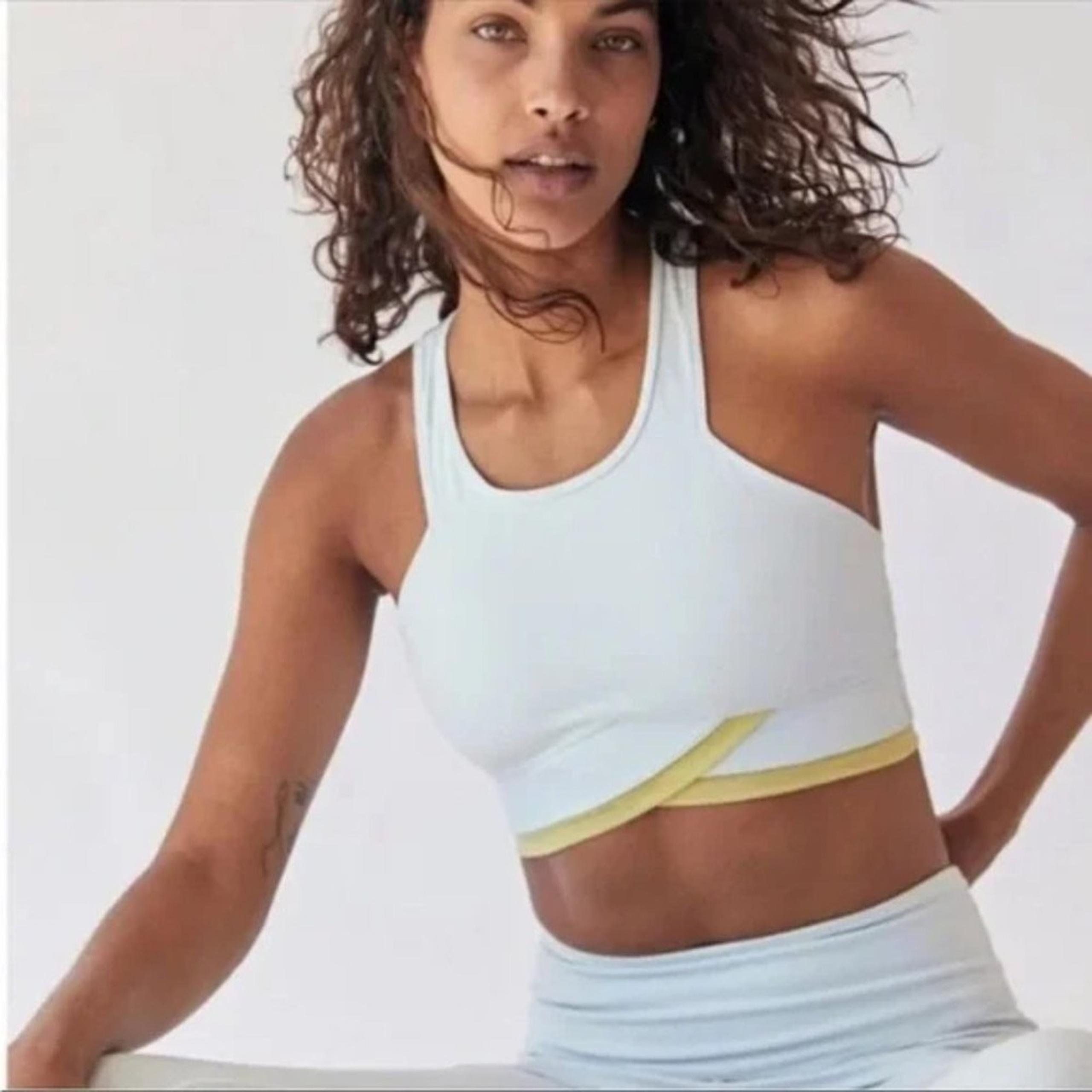 Free People Movement Palm Springs Sports Bra Women's Blue Size X-Small NWT