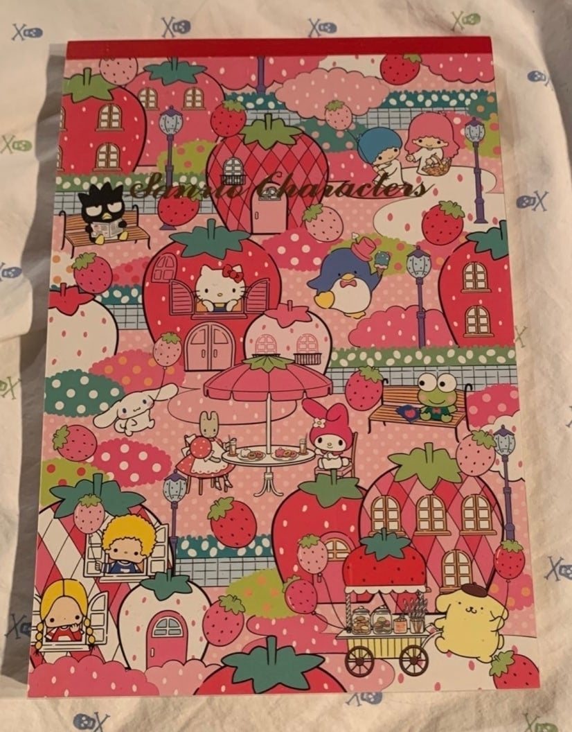 RARE 2014 Sanrio characters strawberry town letter of japan exclusive kawaii