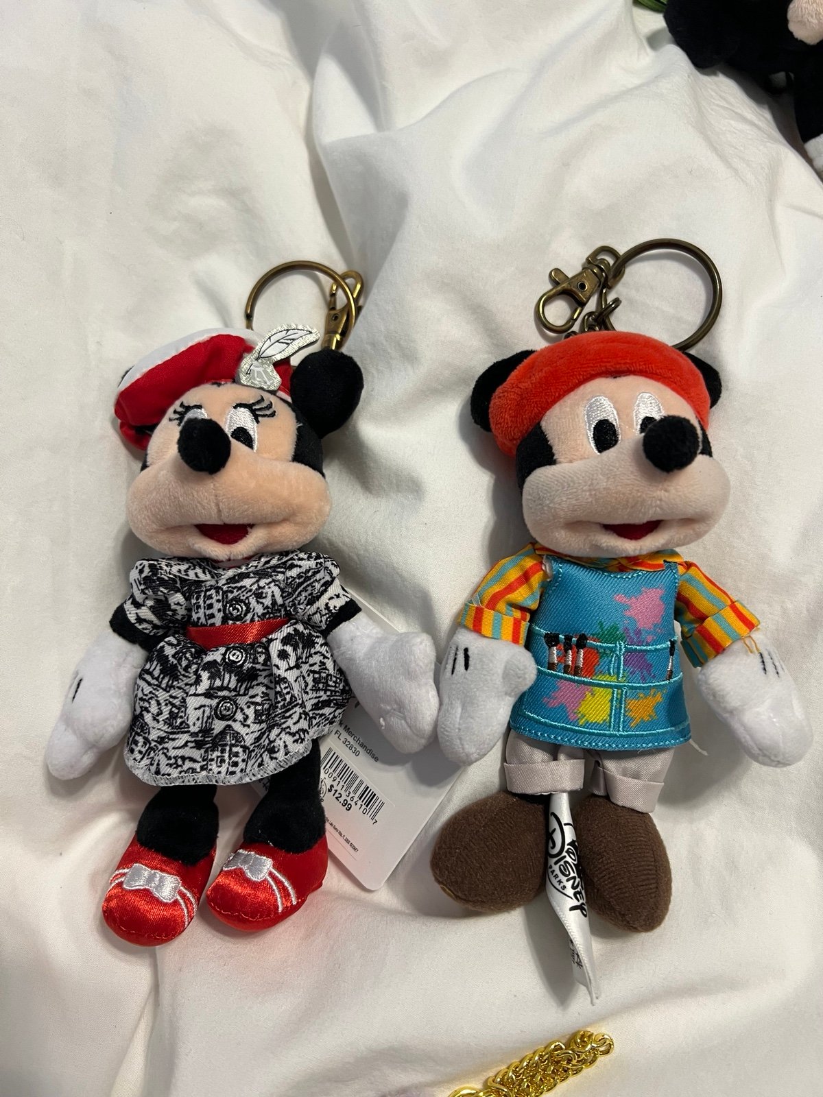 Topolinos terrace Mickey Minnie keychain