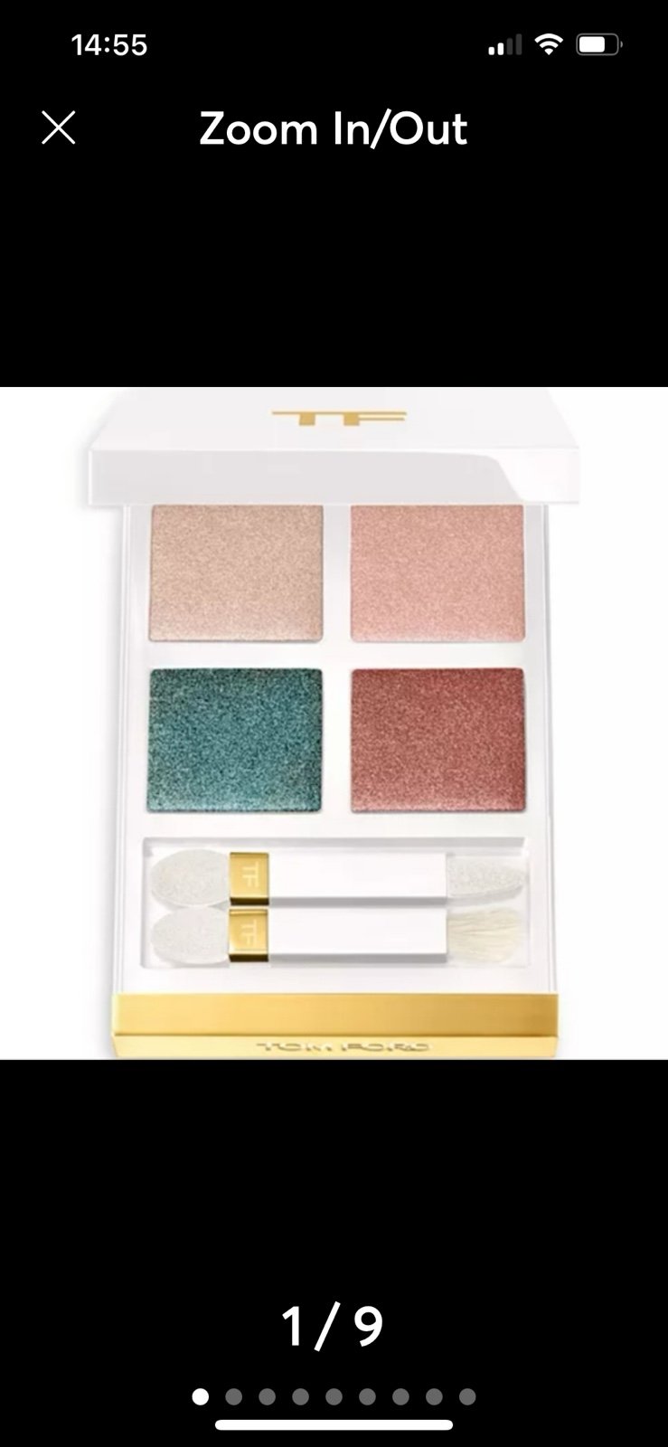 Tom Ford Soleil Eye Color Quad Eyeshadow Emerald Dusk NIB