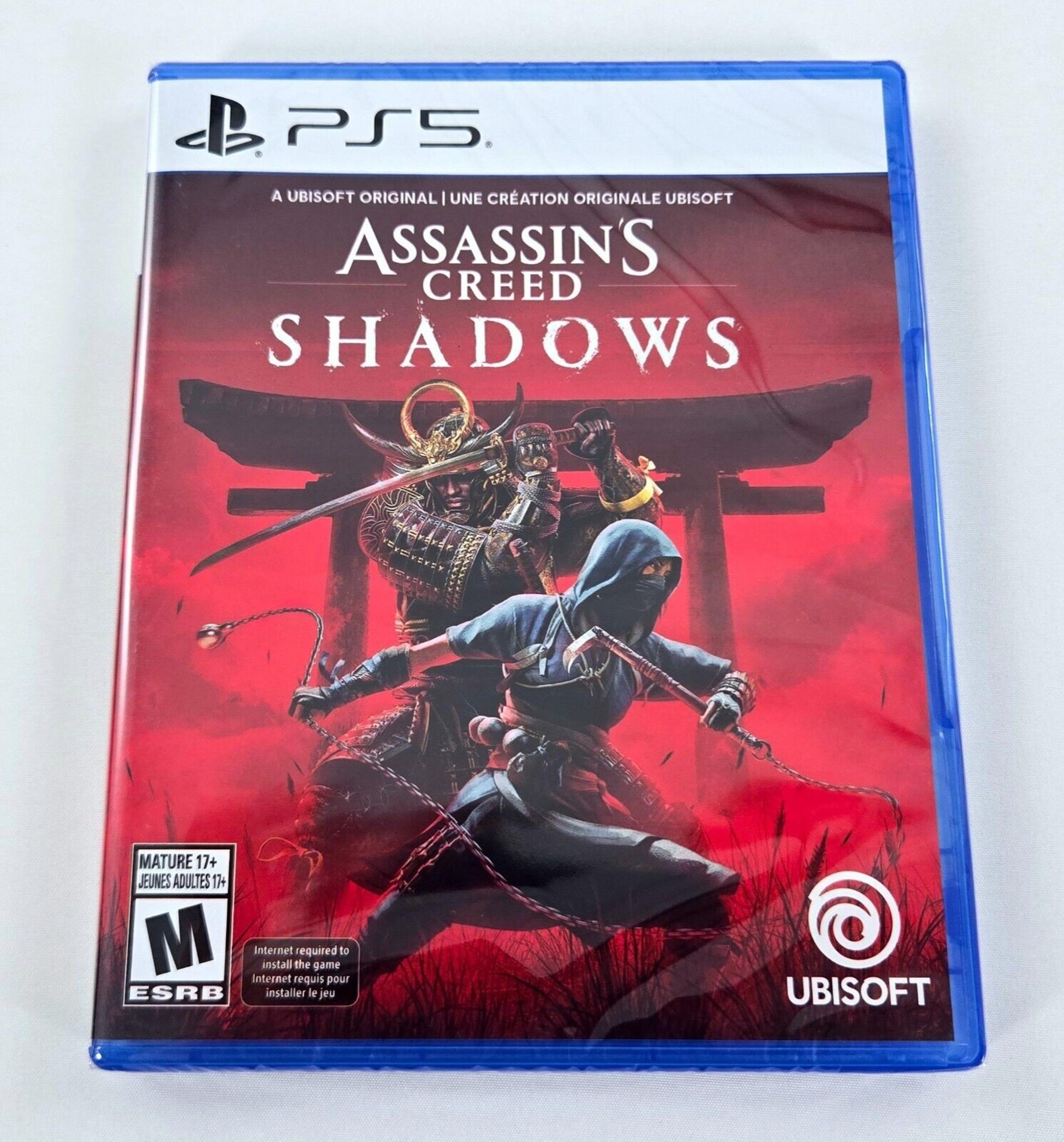 Assassins Creed Shadows (Sony PlayStation 5, 2025) New